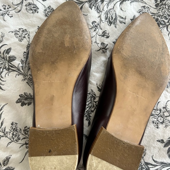 Everlane Modern Point Loafer Burgundy - Picture 3 of 6